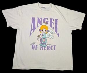 Vintage Angel Of Mercy T-Shirt 90s Nurse Doctor Girlhoodcore Streetwear White XL